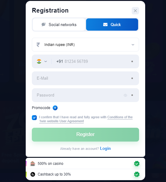 1win registration 1win registration